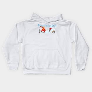 Skiing and snowboarding in Pontedilegno Kids Hoodie